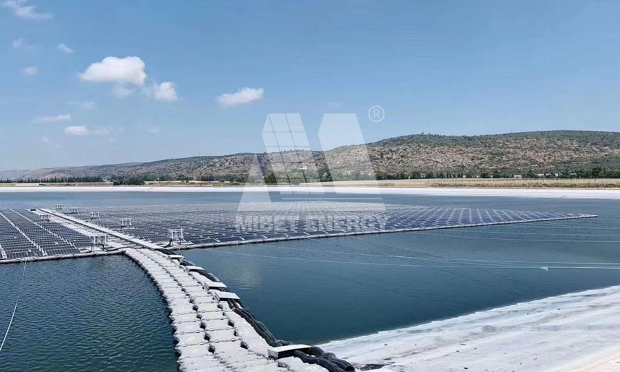 天合淮南水面光伏支架項目