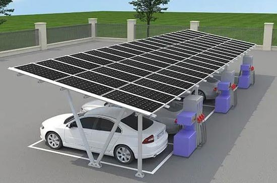 防護(hù)發(fā)電兩相宜，邁貝特光伏車棚“巧解”充電焦慮