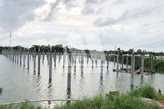 漁業(yè)養(yǎng)殖+光伏發(fā)電！邁貝特廣東開平50MW漁光互補光伏項目開工