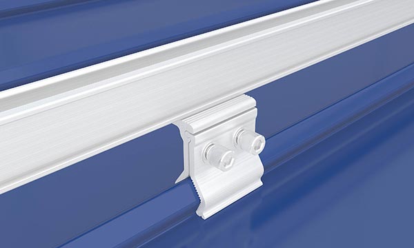 29.4MW彩鋼瓦光伏電站項目用的夾具